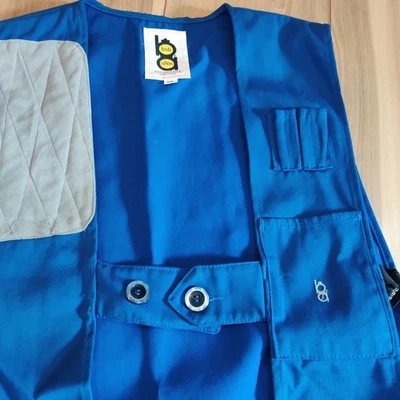 Bob Allen Vest Mens XX Large Blue Shooting Hunting Clay Skeet Outdoors USA - Image 1 of 4