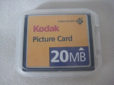 20 MB Kodak Picture Card CF CompactFlash w Protective Case for Digital Camera - Image 1 of 4