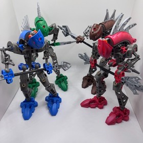 Lego Bionicle! 8587, 8589, 8590, 8592 - Rahkshi Panrahk Lerahk Guurahk Turahk