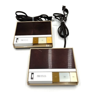 Realistic Plug N Talk FM Wireless Intercoms 43-212B Radio Shack Working (2) - Picture 1 of 12