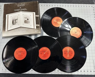 Simon & Garfunkel THE COMPLETE COLLECTION 5 LP's 1980's Columbia Rare P5-15333 - Image 1 of 4
