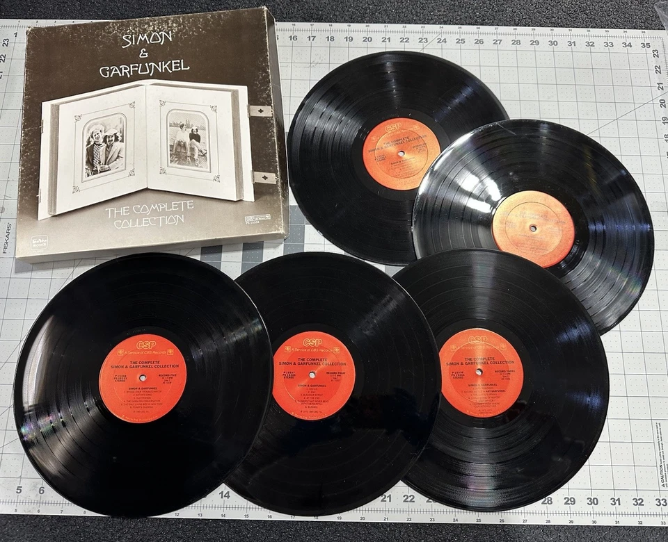 Simon & Garfunkel THE COMPLETE COLLECTION 5 LP's 1980's Columbia Rare P5-15333 - Image 1 of 4