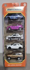 MATCHBOX 5-Pack Japan Cruisers Nissan Skyline Honda Civic Subaru Impreza Mazda3 - Picture 1 of 12