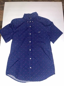 Vineyard Vines Men’s M Medium Slim Fit Whale Button Up American Flag Shirt - Picture 1 of 3