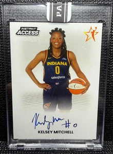 🏀 Kelsey Mitchell /30 - 2025 Panini WNBA Instant Access On Card Auto Free Ship - Bild 1 von 9