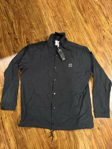 Adidas Adicross Golf Men's Coach Jacket Black XL IT8324 MSRP $120 NWT - Picture 1 of 5