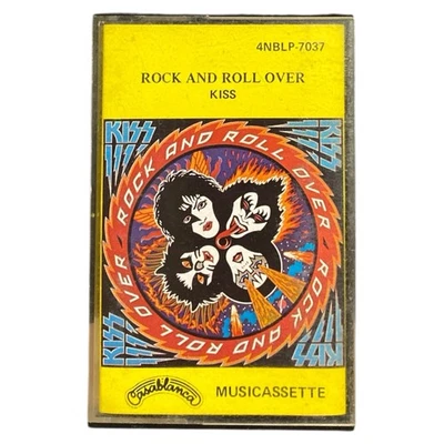 KISS Rock and Roll Over Cassette Tape 4NBLP-7037 Casablanca Aust Release Rare - Image 1 of 4