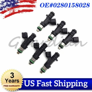 6 inyectores de combustible 0280158028 para Dodge Chrysler Sebring 2,7 L 3,5 L V6 4591986AA - Imagen 1 de 12
