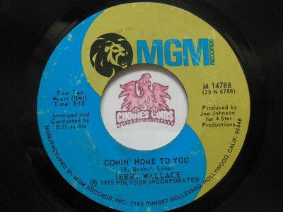 JERRY WALLACE: Comin' Home To You / River St. Marie, 45 RPM VG (S2) - Image 1 of 2