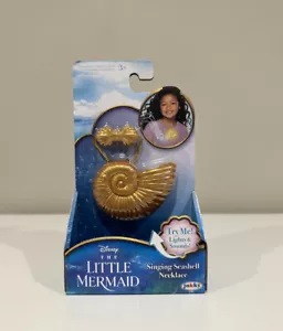 Disney La Sirenetta Collana Conchiglia Cantante Ispirata al Film NUOVA - Foto 1 di 2