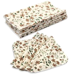 12pcs Reusable Paper Towels Cotton Cloths Washable Paperless Kitchen Dishcloths - Picture 1 of 10