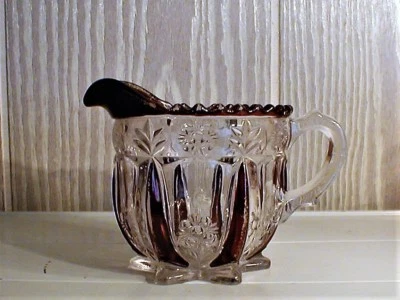  EAPG *** RUBY STAINED CREAMER = MADEIRA... 1890"S ERA - Image 1 of 4