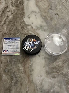 Auston Matthews Autographed Signed All star Puck Auto Leafs Hockey PSA COA - Picture 1 of 6