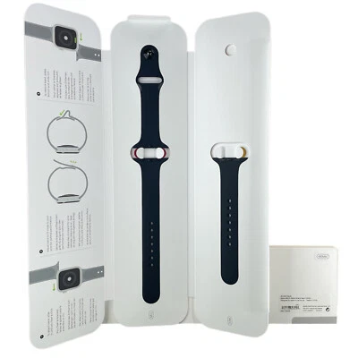 Apple Watch 42mm 44mm 45mm 2 3 4 5 6 7 8 9 SE Ultra Sport Band - Black 3E047ZM/A - Image 1 of 4