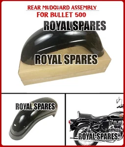 "REAR MUDGUARD ASSEMBLY" Fit For Royal Enfield Bullet 500 - Express Shipping - Picture 1 of 14