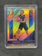 2020-21 IMMANUEL QUICKLEY  CHRONICLES GOLD STANDARD ROOKIE 1/10 ! GOLD VERSION