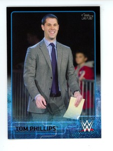 2015 Topps WWE Black Border Parallel Tom Phillips #78