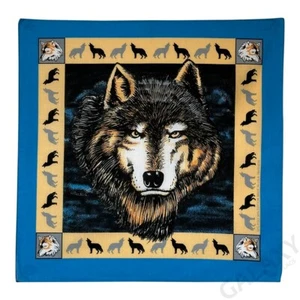 Wolf Head Bandana /  Wolf Bandanna - Picture 1 of 1