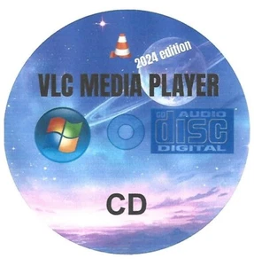 VLC 2024 Media Universal Player Version 3.0.21 Any Video / DVD / Music Audio CD - Picture 1 of 20