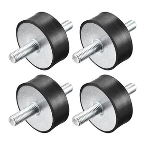 4pz Supporti in Gomma M10x28mm Maschio Isolatore Vibrazioni Ammortizzatore D50mmxH20mm - Foto 1 di 6