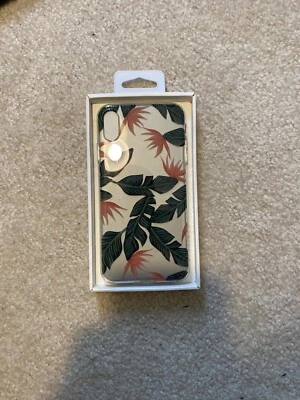 Platino - Funda rígida transparente para Apple iPhone XS Max - Palmeras/transparente Foto 1 de 2