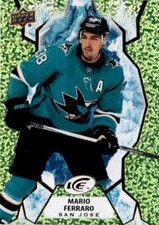 [HR1] 2021-22 UD Ice Hockey #65 Mario Ferraro - San Jose Sharks - Green