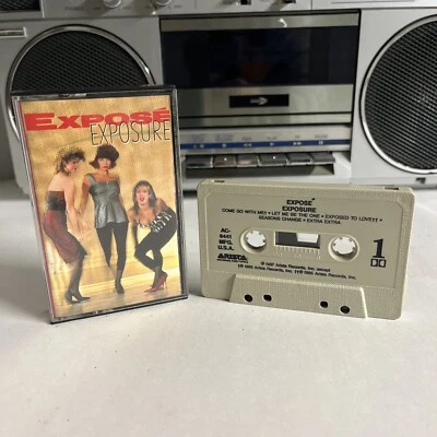 Expose - Exposure - 1987 Cassette - Synth-Pop - Arista - TESTED - Image 1 of 2