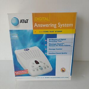 AT&T Digital Answering System 1738 Machine 40 Minutes Time Stamp Message Counter
