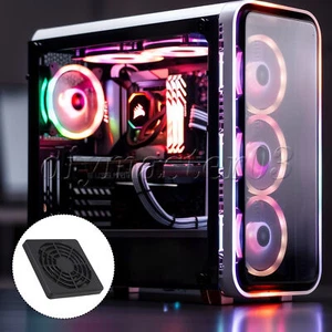 15x Computer Case Fan Grills Filter for PC Plastic Grill Cover 6.5x6.5cm - Afbeelding 1 van 8