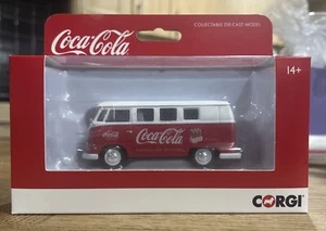 CORGI VOLKSWAGEN CAMPER VAN COCA COLA 1960'S EARLY CC02732 - Picture 1 of 3