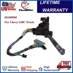 For GM Chevy C2500 C3500 K1500 K2500 K3500 Truck Turn Signal Switch Cruise Wiper - Picture 1 of 12