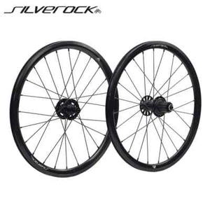 Juego de ruedas de bicicleta de 20" 406 pinza freno llanta plegable bicicleta ruido cubierta - Imagen 1 de 18