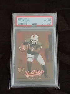 Fleer Ultra Frank Gore 2005 radiocontrol 49ers novato PSA 6 - Imagen 1 de 2