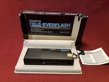 Vintage Keystone Everflash Camera, Model WX308, 2X Telephoto Original Box & Card