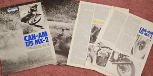 Can Am MX2 175 6p Print Test Ad 1975 - Bild 1 von 1
