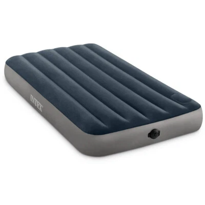 Intex Luftbett Luftmatratze Campingbett Single High Twin 191x99x25cm mit Pumpe
