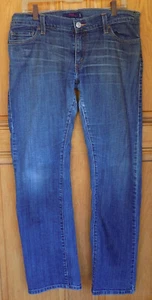 Levi's 504 Damen Größe 13M Tilted Distressed Blau Jeans - Bild 1 von 7