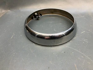 DDR original MZ RT125 1 2 3 Wiesel Berliner Roller Lampe Scheinwerfer Ring 40119 - Picture 1 of 12