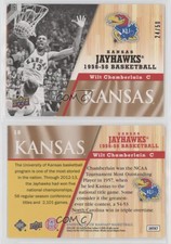 2013 Upper Deck University of Kansas Gold /50 Wilt Chamberlain #18 HOF