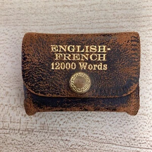 Antique Liliput Dictionary English French 1200 Words By Prof.Dr.F.J Wershoven - Picture 1 of 4