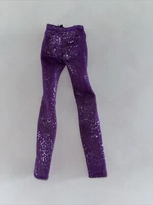 Ever After High Raven Queen Legacy Day Purple Silver Foil Leggings Only - Bild 1 von 2