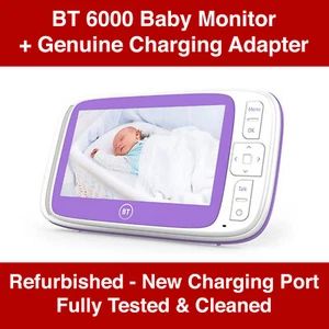 BT 6000 Babyphone + Adapter -- Neuer Ladeanschluss, voll funktionsfähig & gereinigt - Bild 1 von 3