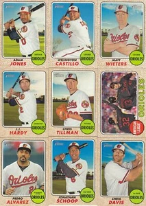Baltimore Orioles 2017 Topps HERITAGE Team Set Trey Mancini Rookie Stars Plus - Bild 1 von 4