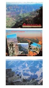 Lot of 3 Different Grand Canyon Arizona 4 x6 Vintage Chrome PCs - Picture 1 of 7