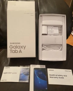 OEM Samsung Galaxy Tab A Tablet Phone Charger Cable Power Adapter USB Manual Box - Picture 1 of 5