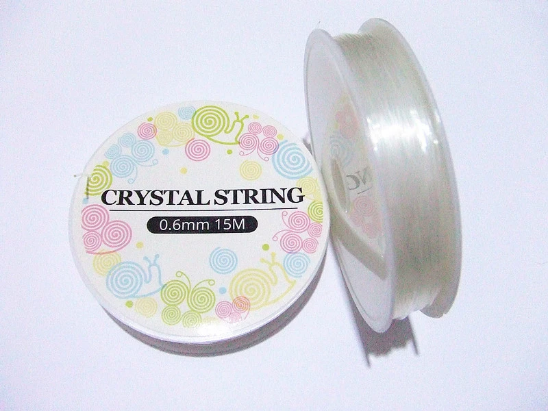 15mt/rotolo di filo in silicone elastico 0,6mm x bracciale - Immagine 1 di 1