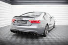 Heck Ansatz Diffusor für Audi S5 Coupe 8T Facelift schwarz Hochglanz