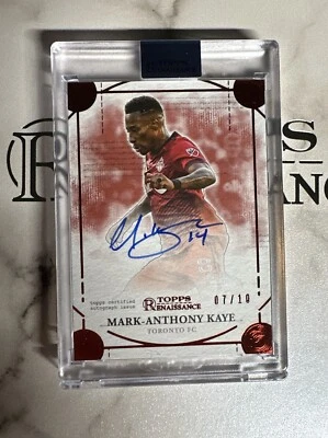 2022 Topps Renaissance  Ruby Mark-Anthony Kaye #EA-MK1 Autograph /10 - Image 1 of 3