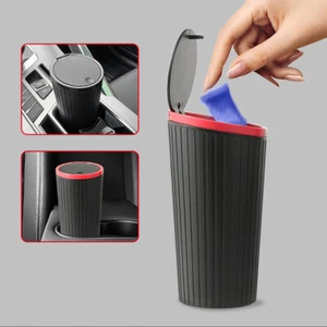 Auto Mülleimer Auto Innenraum Mülleimer Aufbewahrungsbox Organizer Box - Bild 1 von 12