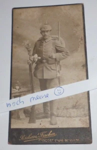 echtes Foto 1. WK erster Weltkrieg Soldat Fotoatelier in Copitz Sachsen - Picture 1 of 1